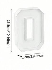 1pc 0-9 Number Design Photo Prop Tray, Not For Direct Food Contact, DIY Cooked Food Number Plate, Decorative Party Cardboard Number Box, Suitable For Elderly Birthday Fruit Cookies Dessert Plate, Cake Display Stand, Graduation Ceremony, 1st Birthday, Family Gathering, Bridal Shower, Atmosphere Decoration, Handmade