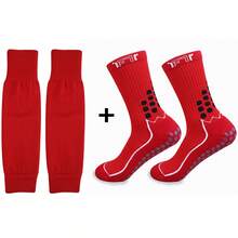 2pcs/Set Professional Anti-Slip Sports Breathable Football/Soccer Socks And Shin Guards - Multicolor - View 5