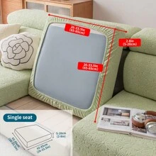 1pc Stretch Jacquard Sofa Cover, Machine Washable, Anti-Cat Scratch, Furniture Protector Sofa Cushion Cover Set With Recliner Slipcover, For Modern Living Room, Bedroom, Office Decor Room Decor Home Decor Living Room Decor Couch Cover Sofa Covers