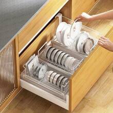 New Kitchen Storage Rack Stainless Steel Dish Drainer Storage Shelf Household Sink Dishwashing Rack Organizer Tools - Multicolor - View 6