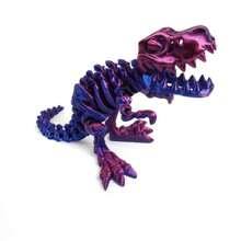 1 pieza de 17cm Figura de esqueleto de Tiranosaurio Rex impreso en 3D en múltiples colores a elegir, adorno o figura impresa en 3D de Tiranosaurio Rex, ideal como regalo de cumpleaños o juguete artesanal