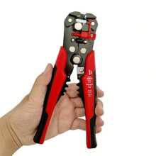 Professional Electrician's Automatic Wire Stripper - Multi-Function, 24-10AWG Range, Quick Peel & Cut Cable Crimping Tool With Non-Slip Grip For Home Improvement, Appliance Repair & Auto Maintenance, Electrician's, Manual Tools