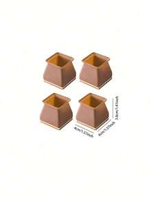 8 Stücke Stuhlbeinschutz Silikonabdeckung, verstärkt, verschleißfest, rutschfest für Stuhlbeine, geeignet für Tischbeine, Hocker, Bettfüße, fixierte Möbel rutschfest und schimmelbeständig, das perfekte Geschenk für Familie, Freunde, Wohn-Bedarf, Möbelschutz-Zubehör