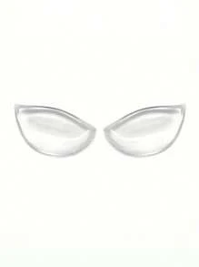 1 Pair Silicone Bra Inserts Clear Enhancers Invisible Push-Up Breast Pads, Waterproof Intimates Accessories