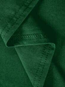 Plus Size Bloom Where You Are Planted Desert Rose And Cactus Graphic Round Neck Short Sleeve Tee - Dark Green - View 4