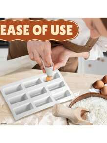 1pc,3D Stick Shape 9 Grid Silicone Mold For Chocolate Truffle Mousse Cake Dessert Mold DIY Baking Molds Baking Tool