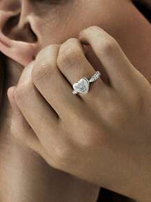 Personalized Custom Engraved Tiny Angel Wings & Heart Memorial Ring – Holds Human/Pet Ashes | Personalized Stainless Steel Cremation Keepsake For Dogs/Cats | Eternal Love Memorial Jewelry