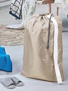 Tas Cucian Kapasitas Ekstra Besar, Dengan Tali Bahu dan Tali Serut Tahan Lama, Tas Cucian Anyaman Persegi Panjang, Cocok untuk Penyimpanan di Rumah dan Perjalanan, Dapat Digunakan Sebagai Tas Cucian atau Hadiah Hari Ibu - MultiWarna - View 4