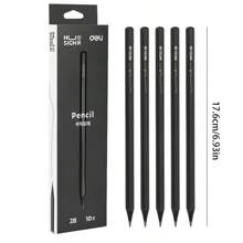 8/10/20/30/50pcs Graphite HB Pencil, Hexagonal Pole Exam Pen For Primary School Students, Sketch Pencil For Art Students, Clear Handwriting, Smooth Writing, Nib Is Not Easy To Break, Sketch, Painting, Writing Essentials, Pure Black Pencil,