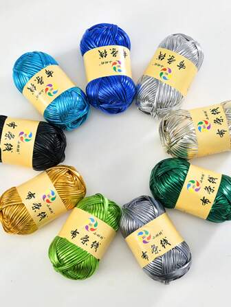 100 Yard/Roll Gold Metallic Fabric Strips For DIY Handcrafts, Bags