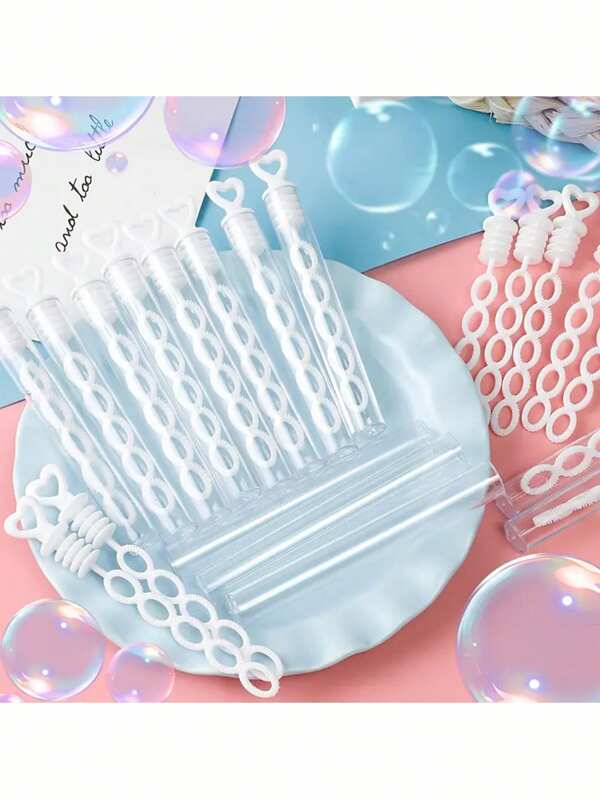 30pcs White Love Multi-Hole Bubble Rod Without Liquid Holiday Wedding Party Supplies, Wedding Occasion, Youngsters Shower Occasion, Bridal Shower Occasion, Birthday Occasion, Moving Occasion