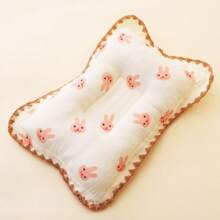 1 Stück Cartoon Baby Kissen mit Bär, Hase, Herz Muster, weich & atmungsaktiv Anti-Verformung formendes Kissen, Ganzjährig, Baby Geschenk