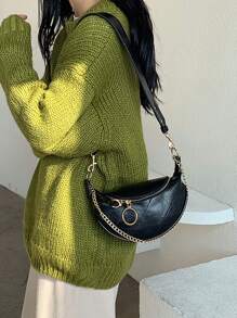 Bolsa de cintura, bolsa transversal de corrente da moda, bolsa de peito multifuncional e bolsa de ombro para o verão