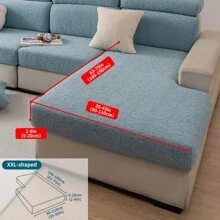 1pc Stretch Jacquard Sofa Cover, Machine Washable, Anti-Cat Scratch, Furniture Protector Sofa Cushion Cover Set With Recliner Slipcover, For Modern Living Room, Bedroom, Office Decor Room Decor Home Decor Living Room Decor Couch Cover Sofa Covers