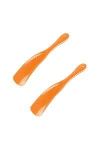 2个带挂钩的塑料鞋拔，无需弯曲，适合老年人、男性和女性 - 彩色 - 查看 8