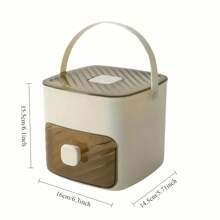48-Slot Extra Large 2-Layer Ice Bucket With Built-In Mold, Portable Design For Easy Ice Making And Storage, Quick Access, Suitable For Parties, Outdoor Activities, Home Kitchen, Restaurant And Camping, Transparent Lid And Easy Grab Design