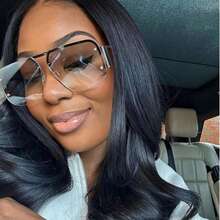 一副时尚复古半框多功能休闲眼镜，适合户外玩耍/度假/海滩玩耍/日常防晒/夏季外出佩戴，女士时尚眼镜，适合夏季海滩度假、户外活动和旅行。 - 銀色鏡框水銀鏡片 - 查看 1