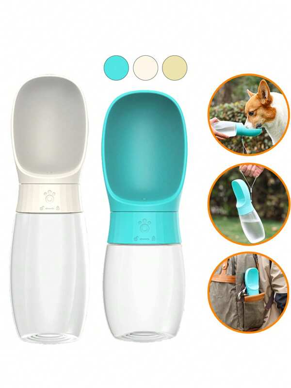 1pc Pet Outdoor Water Cup, Multifunctional Pet Water Feeder, Portable Pet Drinking Water Bottle