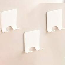 1 szt./2 szt./3 szt. Prosty ścienny uchwyt na maszynkę do golenia - modny stojak do przechowywania maszynki do golenia w łazience, wykonany z wytrzymałego plastiku, odpowiedni do akcesoriów organizacyjnych do łazienki w domu, świetny prezent dla mężczyzn i rodziny - Wielokolorowe - Zobacz 13