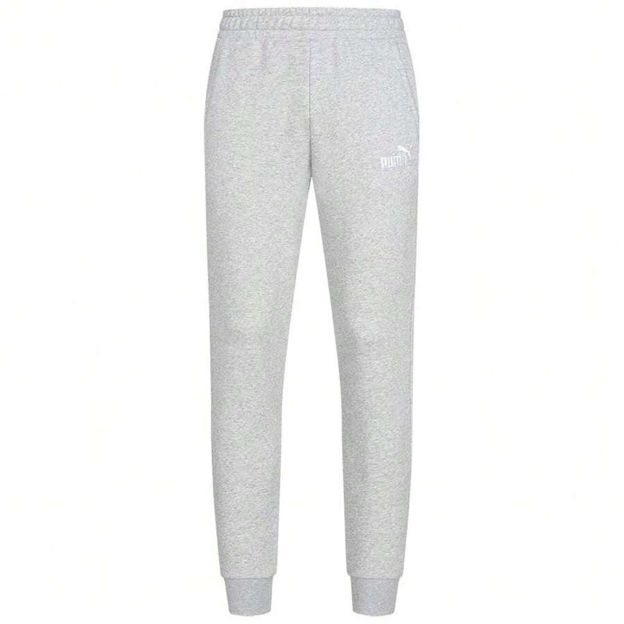 Puma Men Essential 2 Col Logo Pants - Light Grey - View 1