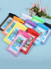 1 buc Husă impermeabilă pentru telefon mobil, Geantă impermeabilă pentru rafting și înot, Husă de protecție universală din PVC pentru telefon mobil, Husă de protecție pentru geantă uscată subacvatică, Foarte potrivită pentru înot, rafting și alte activități acvatice (culoarea cataramei cu șnur este aleatorie) Portofel pentru sport în aer liber, vacanță de vară, plajă, călătorii, piscină