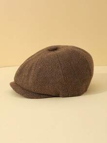 1pc Kids Beret Hat, Suitable For 1-16 Years Old Boys And Girls, All Season, Adds Mature Elegance