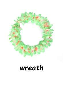 1 pieza Vestido hawaiano, coronas hawaianas, faldas de hierba sexy para la cintura, falda de hierba decorada con flores para bailarinas, y disfraces de actuación decorados con flores, perfectos para fiestas tropicales, fiestas de Halloween, Navidad, regalos creativos y decoración del hogar para ceremonias del Día de la Madre y de graduación