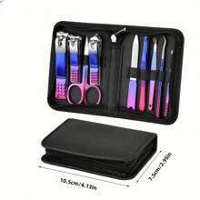 1 Set Stainless Steel Set - Modern Style Nail Clipper Set, Suitable For Travel And Beauty Care - Beauty Tools With Straight Blades, Nail Files, Scissors.