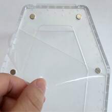 Contenitore per alimentazione di insetti trasparente e ventilato - grande terrario in acrilico traspirante adatto per tarante, mantidi, scorpioni, formiche, lumache - struttura magnetica facile da installare, trasparente per l'osservazione, ottimo per allevare e accudire animali da compagnia come rettili