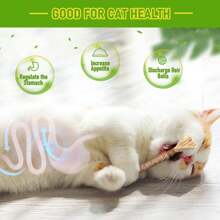 1 pieza Juguete de gato de madera de silvervine, juguetes de palitos de silvervine para gatos de interior, juguetes de masticado para gatos y gatitos agresivos, juguete dental para limpieza de dientes de gatitos, silvervine matatabi para gatos