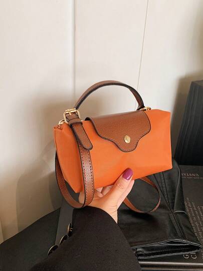 1pcmini Fashion Handbag Small Square Bag, Fashionable & Versatile Women Shoulder Bag Crossbody Bag, Solid Color Mini Purse, Fits Phone, Coins, Lipstick, Daily Use, Commute