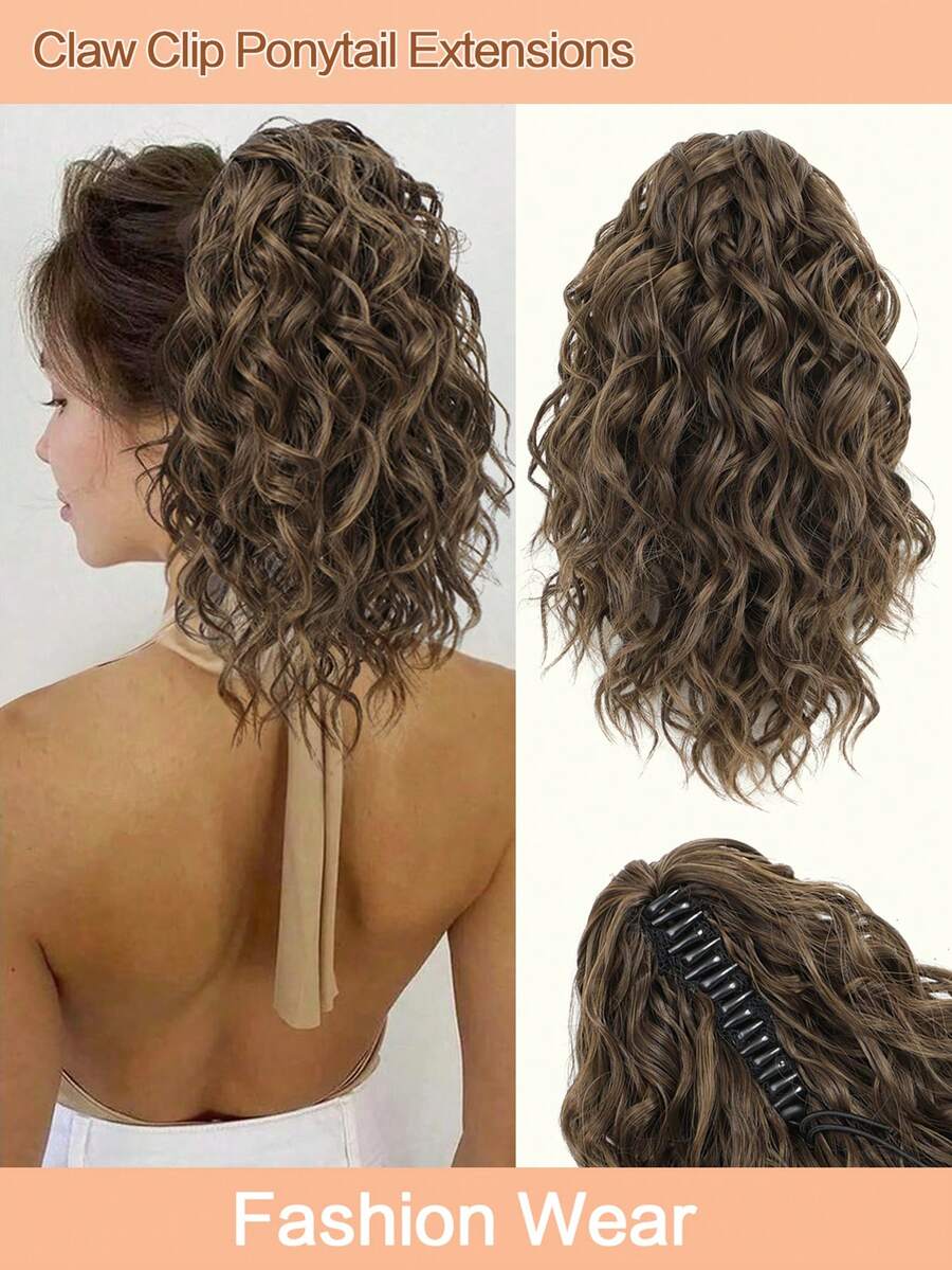Synthetic Extensions - Linen Coklat - View 1