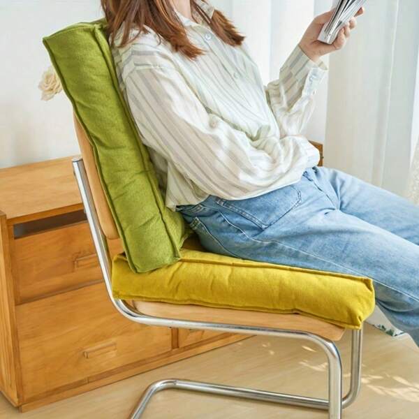 1PC Solid Chair Cushion Square Mat Soft Padded Cushion Pad Office Home Or Car Garden Sun Lounge Seat Cushion Room Decor Home Decor Office Chair Back To School School Supplies