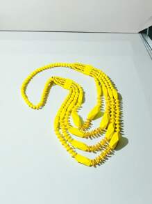 2025 New Handmade Beaded Multi-Layer Necklace, Bohemian European And American Fashion Retro Style Versatile