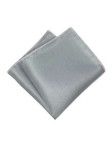 1 件多色方形手帕，男士口袋巾，适合西装、婚礼、伴郎、日常穿着