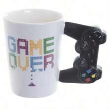 Handmade Ceramic Coffee Cup 3D Game Handle Style Home Breakfast Milk Cup Game Player Creative Birthday Gift Cups Back To School