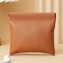 1pc. Self-Closed Head-Layer Leather Wallet. Passport And Driver's License Certificate Set. Headphone Data Cable Storage. Cash Storage Bag. Makeup Bag