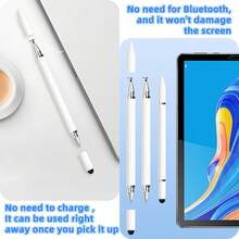 三合一触摸屏触控笔，带支架功能，高精度、高灵敏度，兼容所有触摸屏 - 彩色 - 查看 5