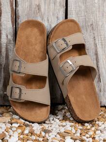 Men's Comfortable Retro Open Toe Sandals - Adjustable Strap, Casual Walking Shoes - Suitable For Indoor And Outdoor Use