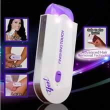 Rechargeable Electric Epilator For Women/Men, Facial And Body Hair Remover. - Màu tím - Xem 3