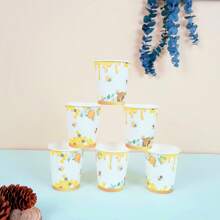 10/25/50 Pieces, 9-Ounce Cartoon Animal Themed Paper Cup Party Supplies, Disposable Party Paper Cups. Suitable For Multiple Use, Picnic Supplies, Birthday Parties, Camping, Decoration, And Celebration Events. Party Gifts, Bridal Showers, Restaurant Decorations, Kitchen Utensils, Parties, Dinosaurs, Whales, Bees, Elephants