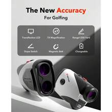 REDTIGER 1200 Yards Laser Range Finder, Golf Rangefinder Slope, 7X Magnification - 1 - View 5