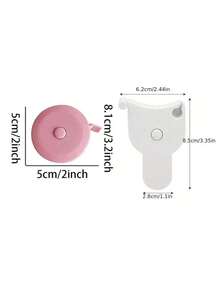 1/2Pcs Body Measuring Tape 60 Inch Retractable Measuring Tape For Body, Fabric Tape Measure Body Measurement Tape For Tracking Weight Loss Muscle Gain, Tailor, Sewing, Clothes - Multicolor - View 5