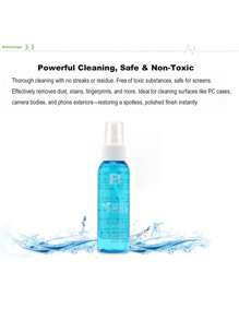 FB Fengbiao FB-QJT001 Reinigungsset: Reinigungsflüssigkeit, Mikrofasertuch, Bürste. Geeignet zum Reinigen und Staubschutz von Laptop, Computer-Tastatur, Digitalfotokamera-Display