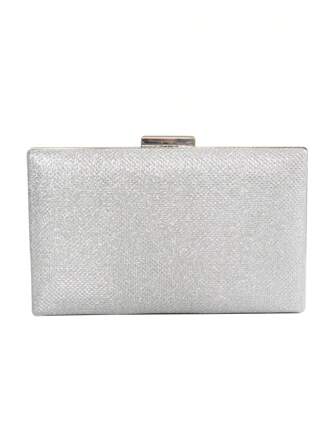 Iridescent Minimalist Clutch Bag, Handmade Evening Bag For Women Party Ceremonies