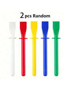 12pcs Glue Applicator, Polypropylene Glue Stick Applicator, Paint Scraper For DIY Art Craft Tools,Back To School,School Supplies - Multicolor - View 9