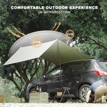 Portable Car Awning For SUV, Vehicle Awning For Camping Van Truck, Needn't Roof Rack Hardwares Waterproof UV50+ - 1 - View 5