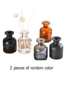 1/2/10 件 50 毫升空家用香薰瓶、可再填充、香薰罐、香薰储存容器、DIY 替换香薰配件、派对小礼品、无盖玻璃容器 - 彩色 - 查看 15
