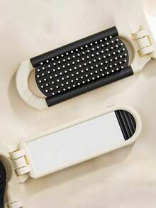 DIY Butterfly Foldable Mini Comb With Mirror, Bangs Specialized Folding Comb With Adjustable Stand, Portable Travel Makeup Mirror - Multicolor - View 7