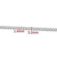1 Meter 304 Stainless Steel NK Rice Chain Cuban Chain Decoration Chain DIY Necklace Bracelet Jewelry Accessories